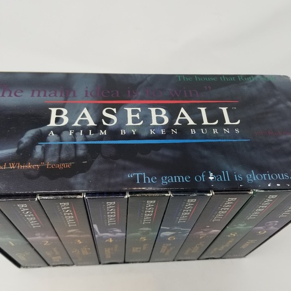 Legendary Ken Burns BASEBALL  9 Inning VHS Box Set Vintage Sports Docu-Series - Picture 3 of 13